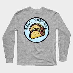 Taco Tuesday (Adulting Merit Badge) Long Sleeve T-Shirt